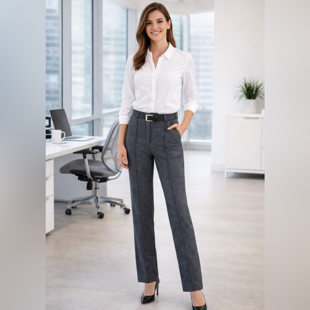 Stella McCartney Gray Work‎ Dress Pants Size 36/US 0